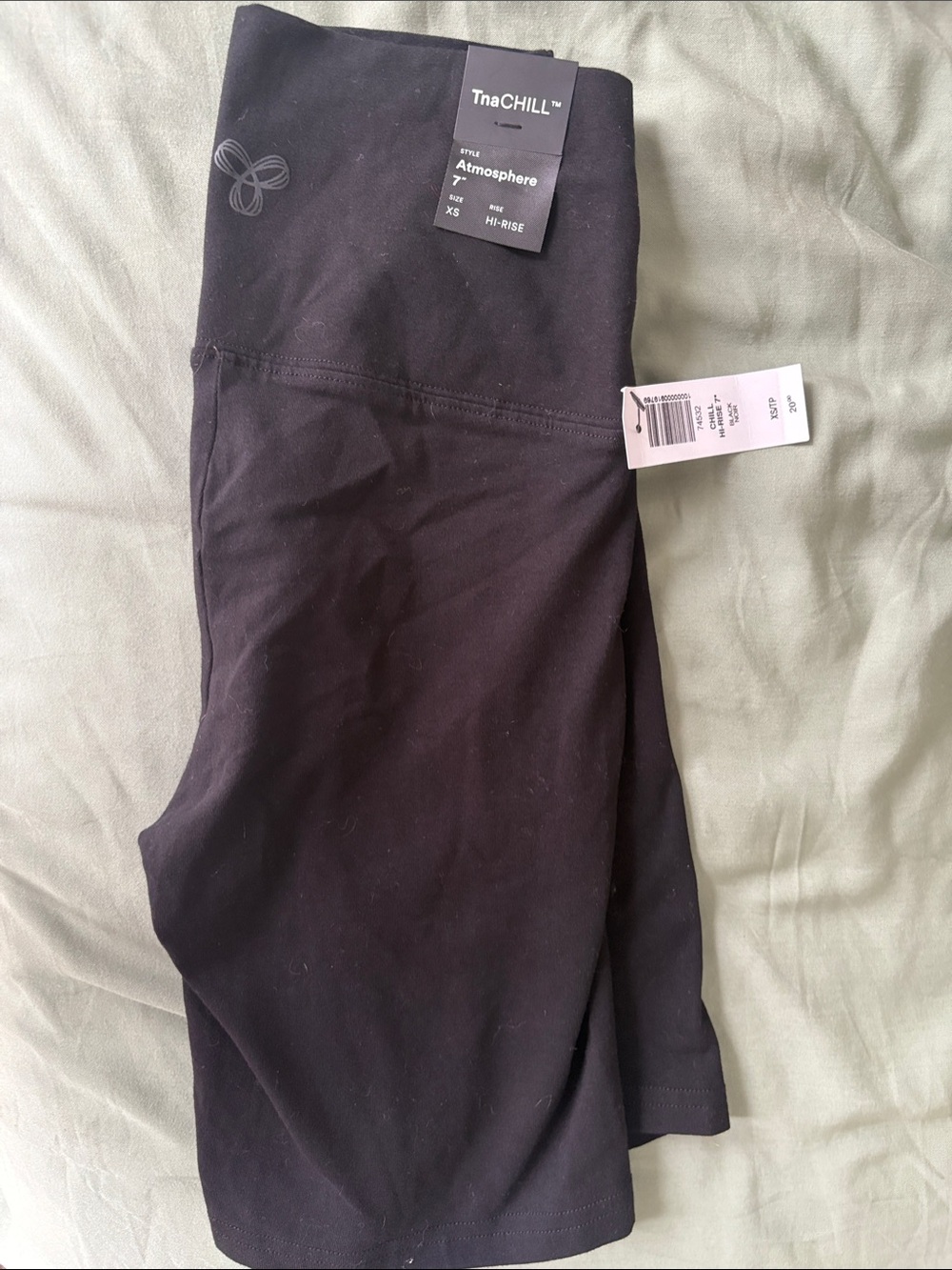 TNA Black Bike Shorts - TnaCHILL Atmosphere